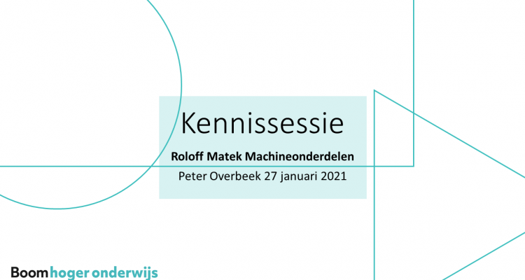 Roloff/Matek online kennissessie jan. 2021