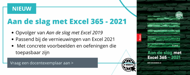 Aan de slag met Excel 365 – 2021