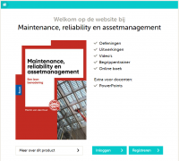 Maintenance reliability en assetmanagement eerste druk, boek inclusief licentie aanvullende website