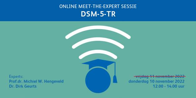 Online meet-the-expert sessie DSM-5-TR